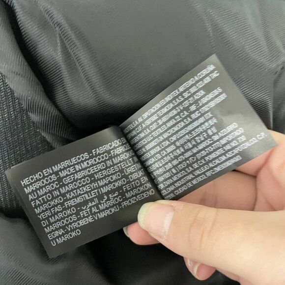 Zara Mens Overcoat Coat Mid length Medium M Gray Removeable Collar 6494/602 NWT - Picture 10 of 15